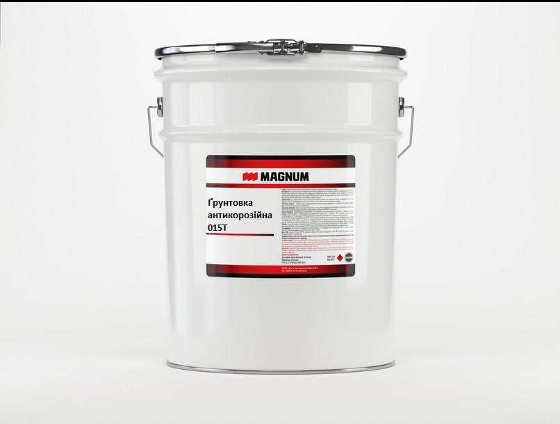 Ґрунтовка антикорозійна MAGNUM 015T червоно-коричнева 20 л. (25 кг)